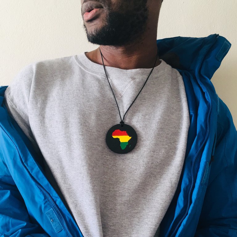 African 2025 medallion necklace