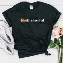 Load image into Gallery viewer, black and educated black owned clothing shirt