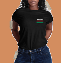 Load image into Gallery viewer, juneteenth flag shirt black owned