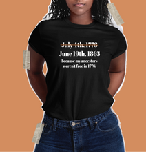 Load image into Gallery viewer, affordable juneteenth shirts to juneteenth events.