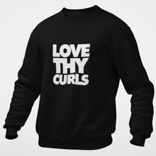 Load image into Gallery viewer, Love thy Curls Unisex Sweatshirt - My Black Clothing