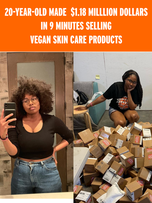 How MoonXCosmetics Made $1.18 Million Dollars in 9 Minutes Selling Vegan Beauty Products