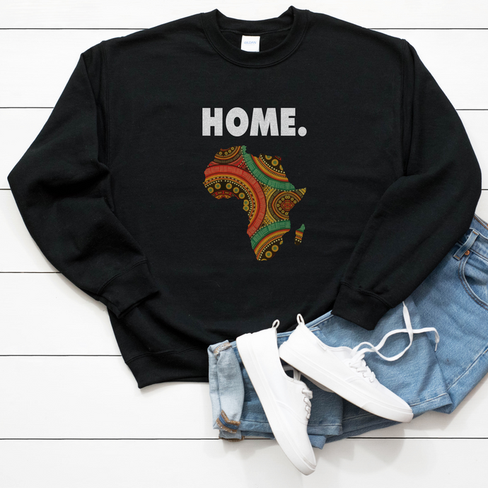 Home is Africa Sweatshirt - My Black Clothing