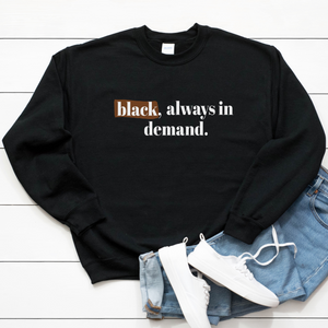 black always looked this good. black is beautiful sweater. beautiful black women sweater