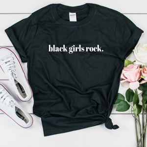 black girls rock t shirt for black women