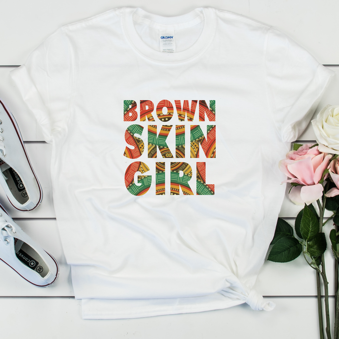 Brown Skin Girl Unisex T-Shirt - My Black Clothing