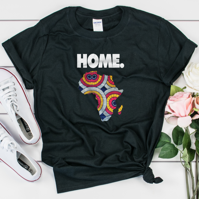 Home is Africa - Unisex T-Shirt - My Black Clothing