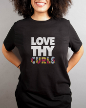 Load image into Gallery viewer, Love Thy Curls Headwrap Print Unisex T-Shirt - My Black Clothing