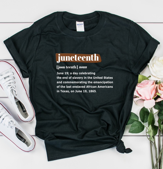 Juneteenth shirt to celebrate Juneteenth and help promote awareness of the story of Juneteenth.