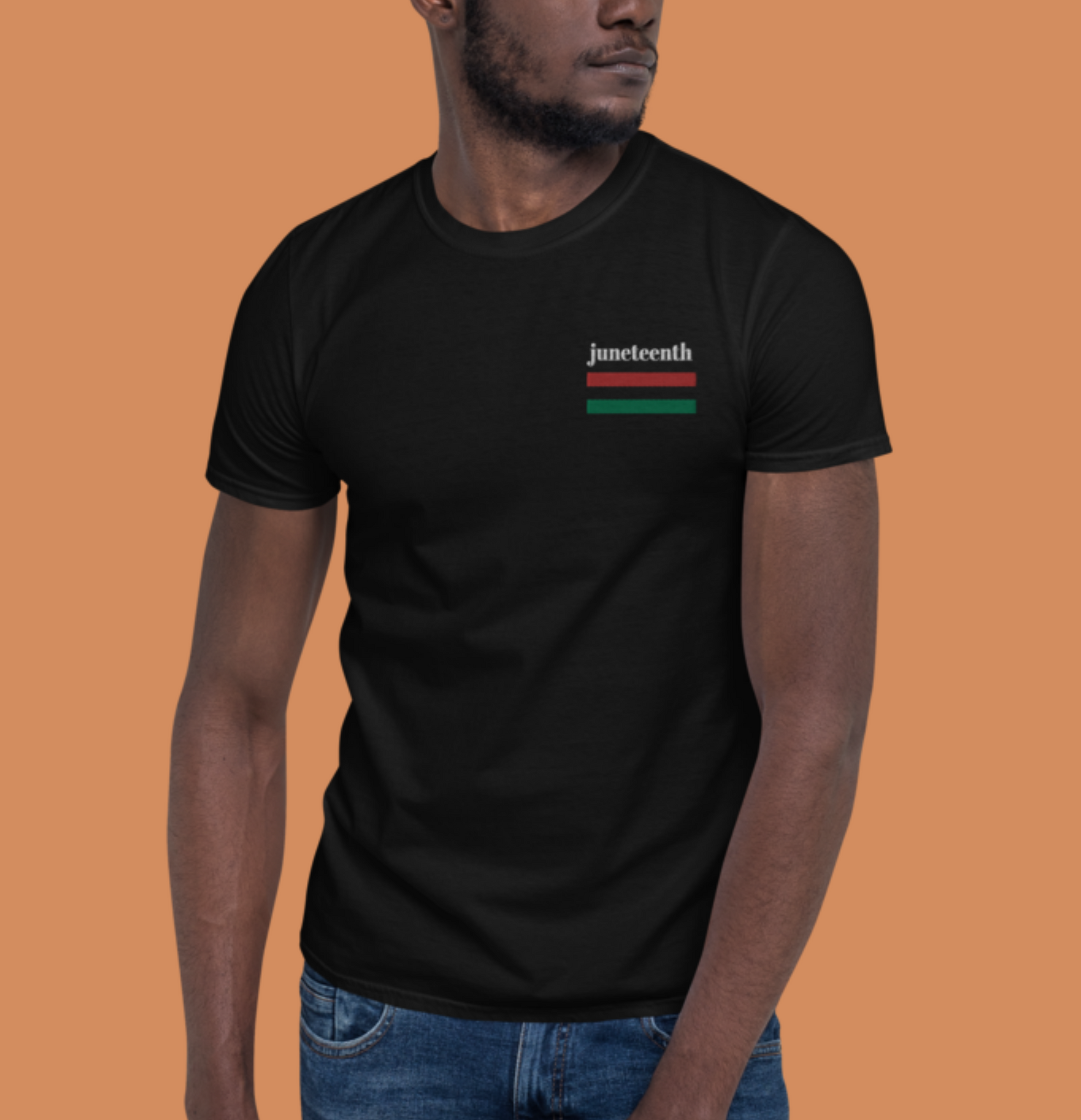 løn sikkerhed Udtale Juneteenth Flag Shirt - Embroidery Unisex T Shirt – My Black Clothing