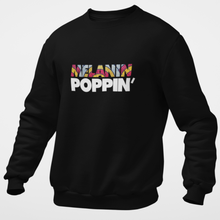 Load image into Gallery viewer, Melanin Poppin&#39; Unisex Sweatshirt - My Black Clothing