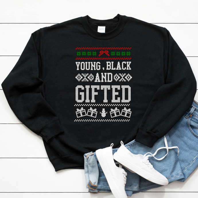 black lives matter christmas sweater. shop for black owned holiday gifts. black owned christmas sweater and african american christmas sweater